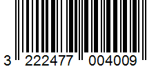 Barcode 3222477004009