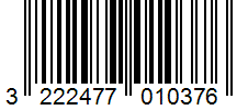 Barcode 3222477010376