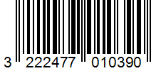 Barcode 3222477010390
