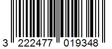 Barcode 3222477019348