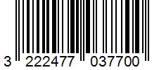 Barcode 3222477037700