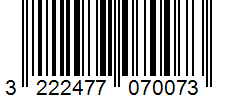 Barcode 3222477070073