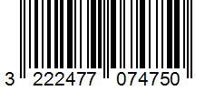Barcode 3222477074750