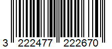 Barcode 3222477222670