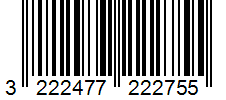 Barcode 3222477222755