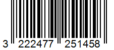Barcode 3222477251458