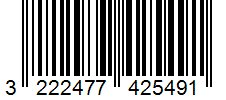 Barcode 3222477425491