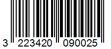 Barcode 3223420090025