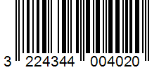 Barcode 3224344004020