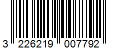 Barcode 3226219007792