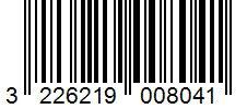 Barcode 3226219008041