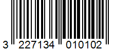 Barcode 3227134010102