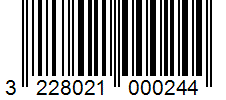 Barcode 3228021000244