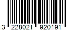 Barcode 3228021920191