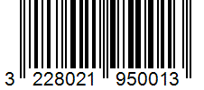 Barcode 3228021950013