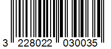 Barcode 3228022030035