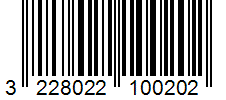 Barcode 3228022100202