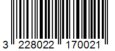 Barcode 3228022170021