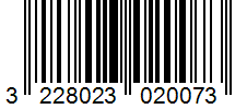 Barcode 3228023020073