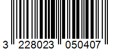 Barcode 3228023050407