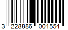 Barcode 3228886001554