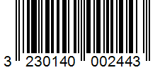 Barcode 3230140002443