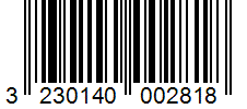 Barcode 3230140002818
