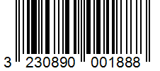 Barcode 3230890001888