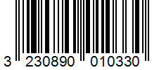 Barcode 3230890010330