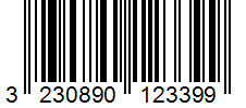 Barcode 3230890123399
