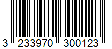 Barcode 3233970300123