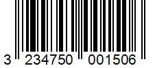 Barcode 3234750001506