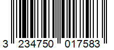 Barcode 3234750017583