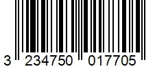 Barcode 3234750017705