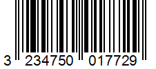 Barcode 3234750017729