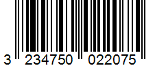 Barcode 3234750022075