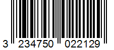 Barcode 3234750022129
