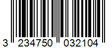 Barcode 3234750032104