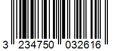 Barcode 3234750032616