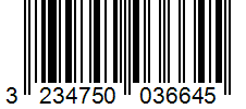 Barcode 3234750036645