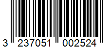 Barcode 3237051002524
