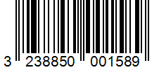 Barcode 3238850001589