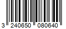 Barcode 3240650080640