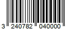 Barcode 3240782040000