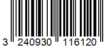 Barcode 3240930116120