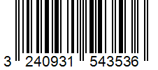 Barcode 3240931543536