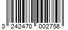 Barcode 3242470002758