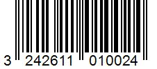 Barcode 3242611010024