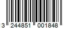 Barcode 3244851001848