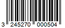 Barcode 3245270000504